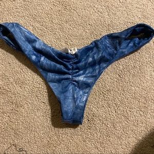 Blue tie dye  swim bottoms
